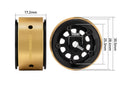 BATRAZZI Aluminum 1.0" Arachna Beadlock Wheels (4pcs)
