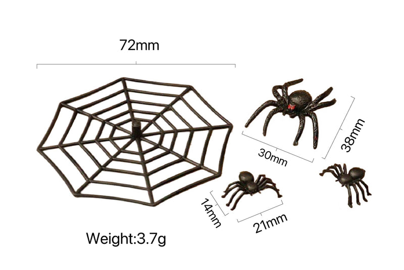 Halloween Spider Web Set (4pcs)