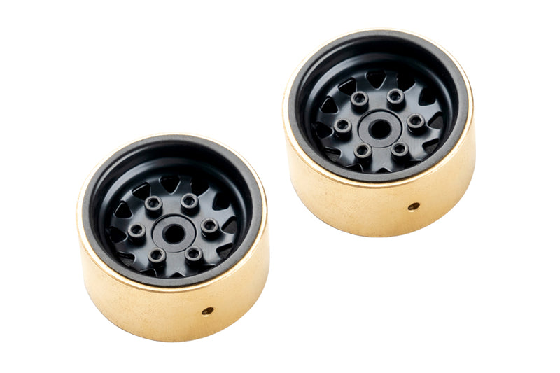 BATRAZZI 1.0” Steelie Beadlock Wheels (4 pcs)