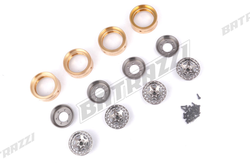 BATRAZZI Aluminum 0.8” Sheriff Beadlock Wheels (4pcs)