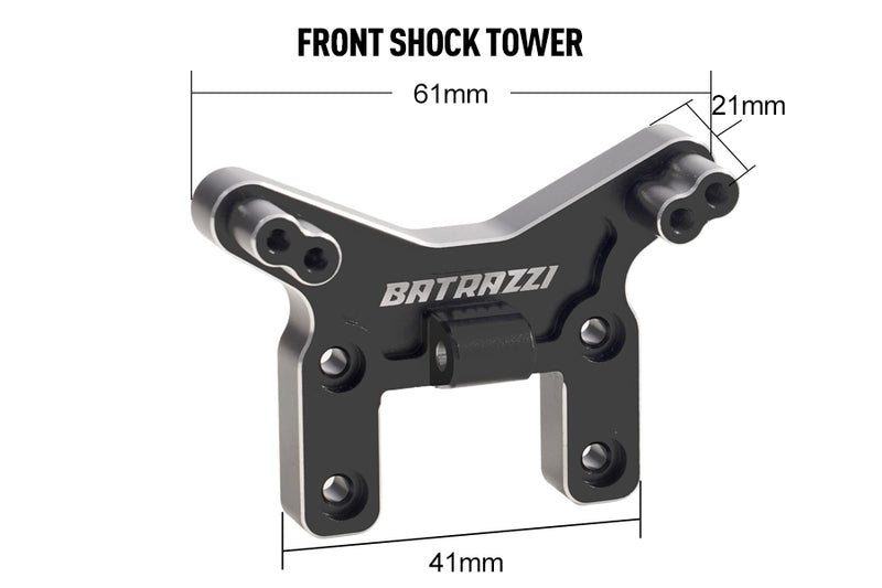 Seckilling BATRAZZI Front & Rear Shock Tower + Steering Link Set for FMS 1/10 F100