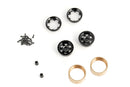 BATRAZZI 1.0” Rogue Beadlock Wheels Black (2pcs)