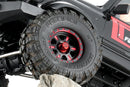 BATRAZZI 1.0” Rogue Beadlock Wheels Black with bold red accents (2pcs)