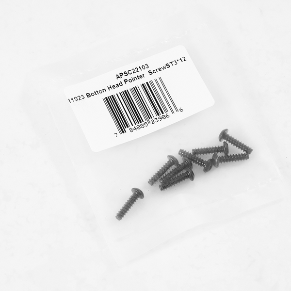 1:10 F100 Button Head Pointer Screw ST3*12