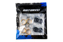 BATRAZZI Aluminum 1.0” Revolver Beadlock Wheels 4pcs (Silver / Black / Silver & Gold)