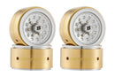 BATRAZZI Aluminum 1.0” Revolver Beadlock Wheels 4pcs (Silver / Black / Silver & Gold)