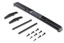 BATRAZZI Aluminum Front & Rear Cowboy Bumper Set for FMS FCX18 II Ford F-100 (Silver / Black)