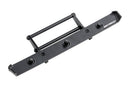 BATRAZZI Aluminum Front & Rear Cowboy Bumper Set for FMS FCX18 II Ford F-100 (Silver / Black)