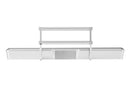 BATRAZZI Aluminum Front & Rear Cowboy Bumper Set for FMS FCX18 II Ford F-100 (Silver / Black)