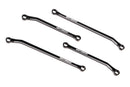 BATRAZZI Aluminum Lower Chassis Link Set for FMS FCX24M Tacoma (Black)