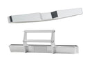 BATRAZZI Aluminum Front & Rear Cowboy Bumper Set for FMS FCX18 II Ford F-100 (Silver / Black)