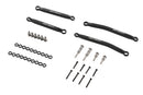 BATRAZZI Aluminum Upper Lower Chassis Link Set for SCX30 (Black)