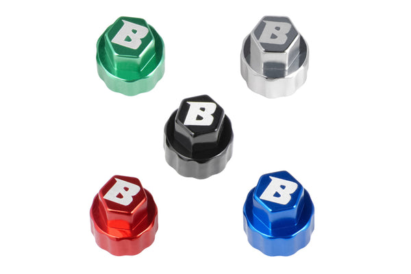 BATRAZZI 2.5mm Aluminum Wheel Hub Covers for TRX4M/CR18P (4pcs)