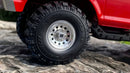 Wheel & Tire Combo for FCX18 II F-100 (Cerulean Color) RC Car