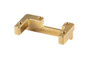 BATRAZZI Brass Steering Servo Mount for FMS FCX18 II (Black/Gold)