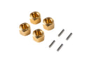 BATRAZZI Brass 7mm Wheel Hex Hub Adapter for FMS FCX18 II