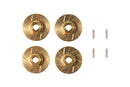 BATRAZZI CNC Brass Brake Disc Upgrade for FMS FCX18 II (Black/Gold)