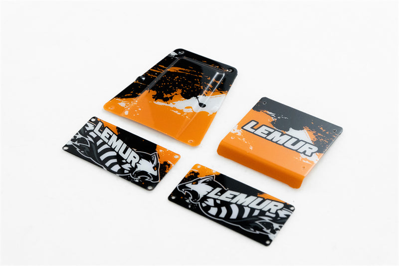 FCX24 Lemur Car Body Shell Orange