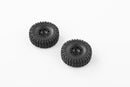 Pair of all-terrain RC tires for FCX24 and FCX18 models