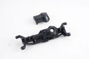 Black front axle housing and cover for FCX10 remote control models