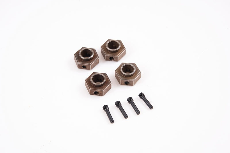 FCX10 17mm HEX SET WITH SET SCREW PINS