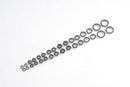 Black bearing set for FCX10 K5 and FCX10 LC80 remote control models.