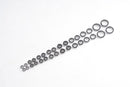 Black bearing set for FCX10 K5 and FCX10 LC80 remote control models.