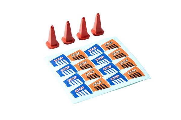 1/18 & 1/24 Traffic Cone (4 Pcs)