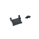 FCX24M black ESC and switch mount for remote control vehicles