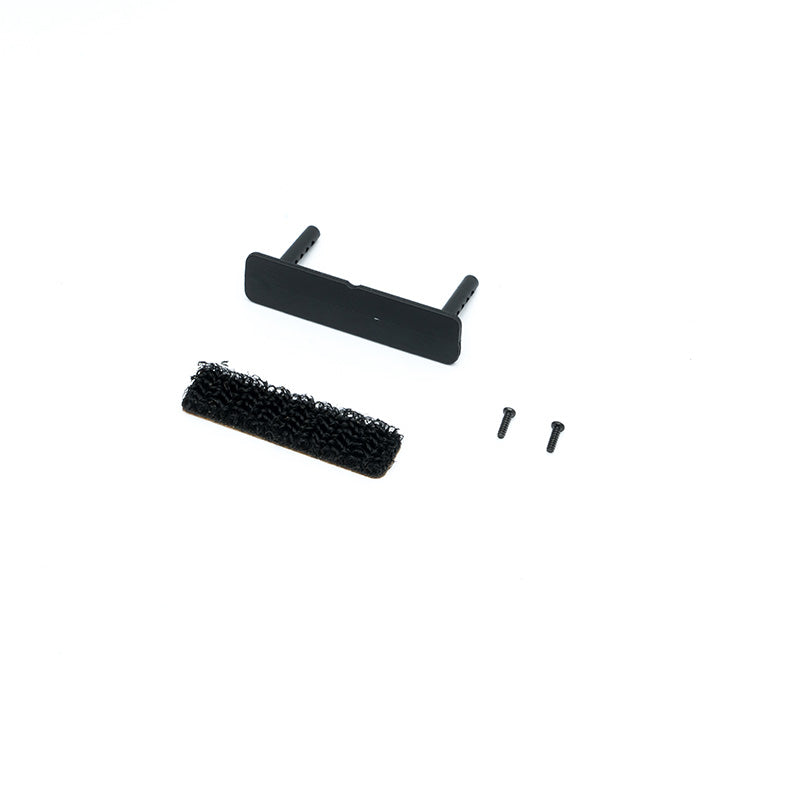 FCX24M car body mount set with black mount, foam, and screws