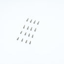 M1.4 ball head screws arranged in a grid for RC model assembly