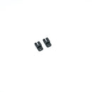 Black wire mounts for RC models, ensuring stable component attachment