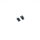 Black wire mounts for RC models, ideal for secure attachment and stability