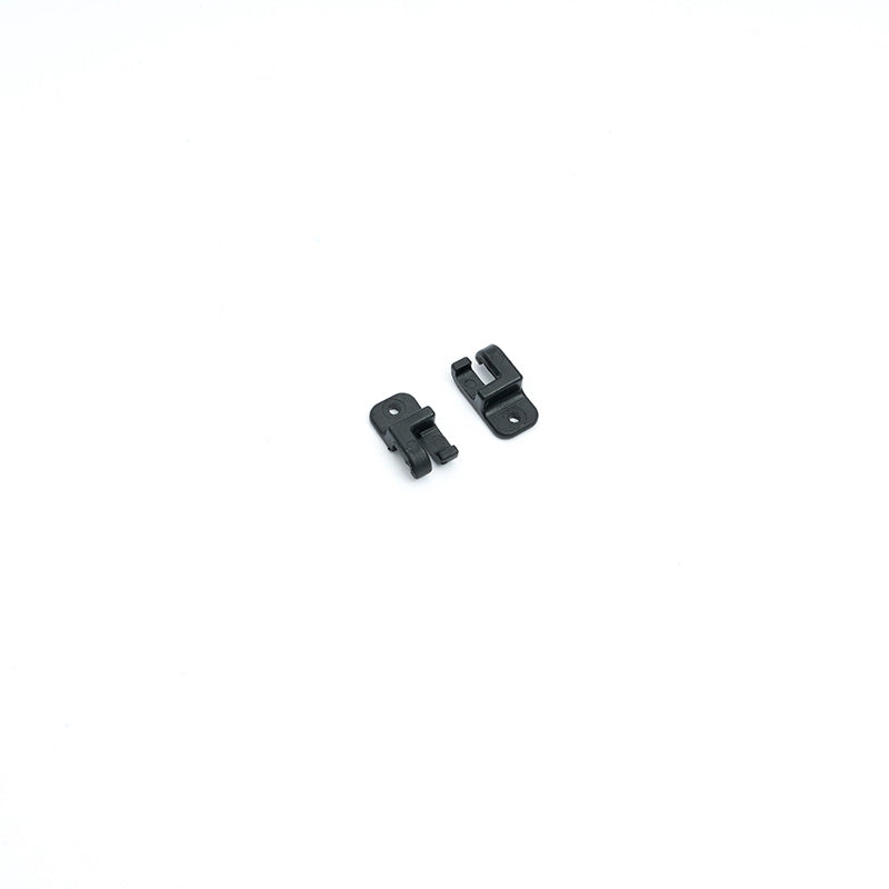 Black wire mounts for RC models, ideal for secure attachment and stability