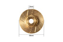 BATRAZZI CNC Brass Brake Disc Upgrade for FMS FCX18 II (Black/Gold)