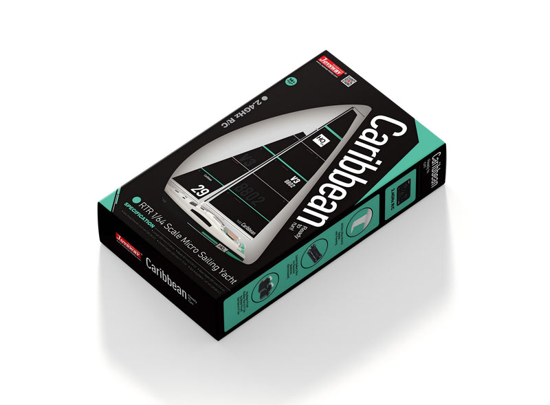 Joysway 1:64 Scale 260mm Caribbean V3 RTR Micro Sailing Yacht