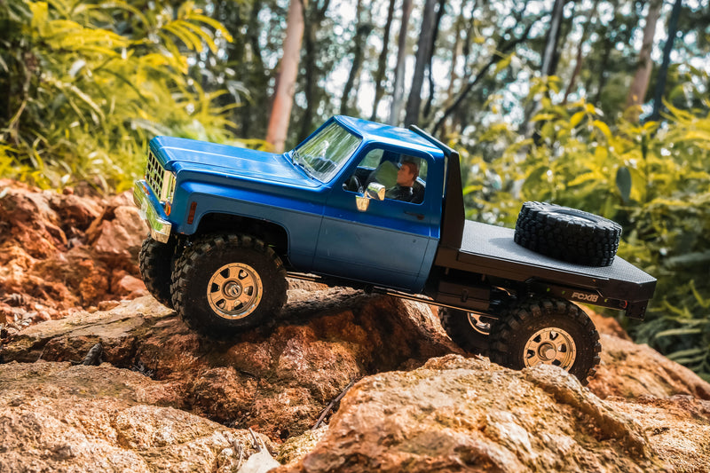 FairRC 1/18 FCX18 K10 Flatbed Classic Mod RTR (Blue)