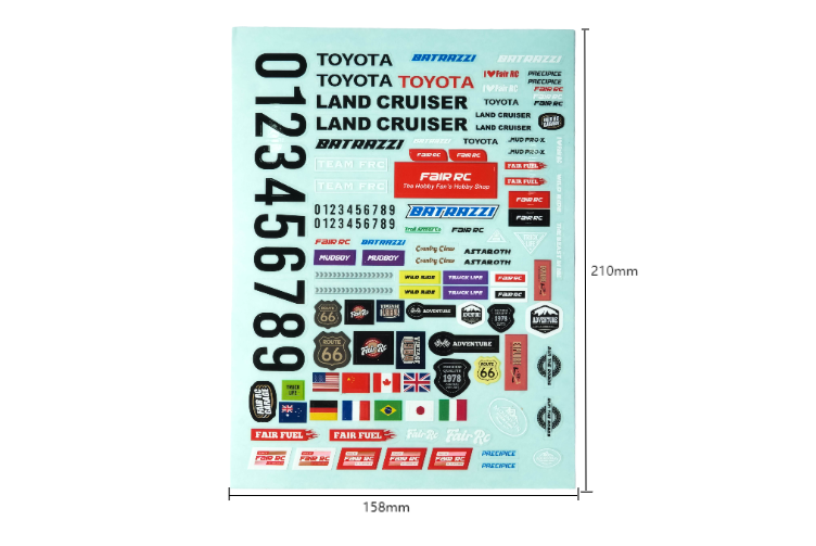FairRC 1/18 & 1/24 Sticker