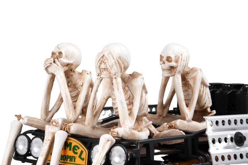 Halloween Skeleton Figurine – Poseable Doll for 1/7 & 1/10 RC Crawlers (1pc)