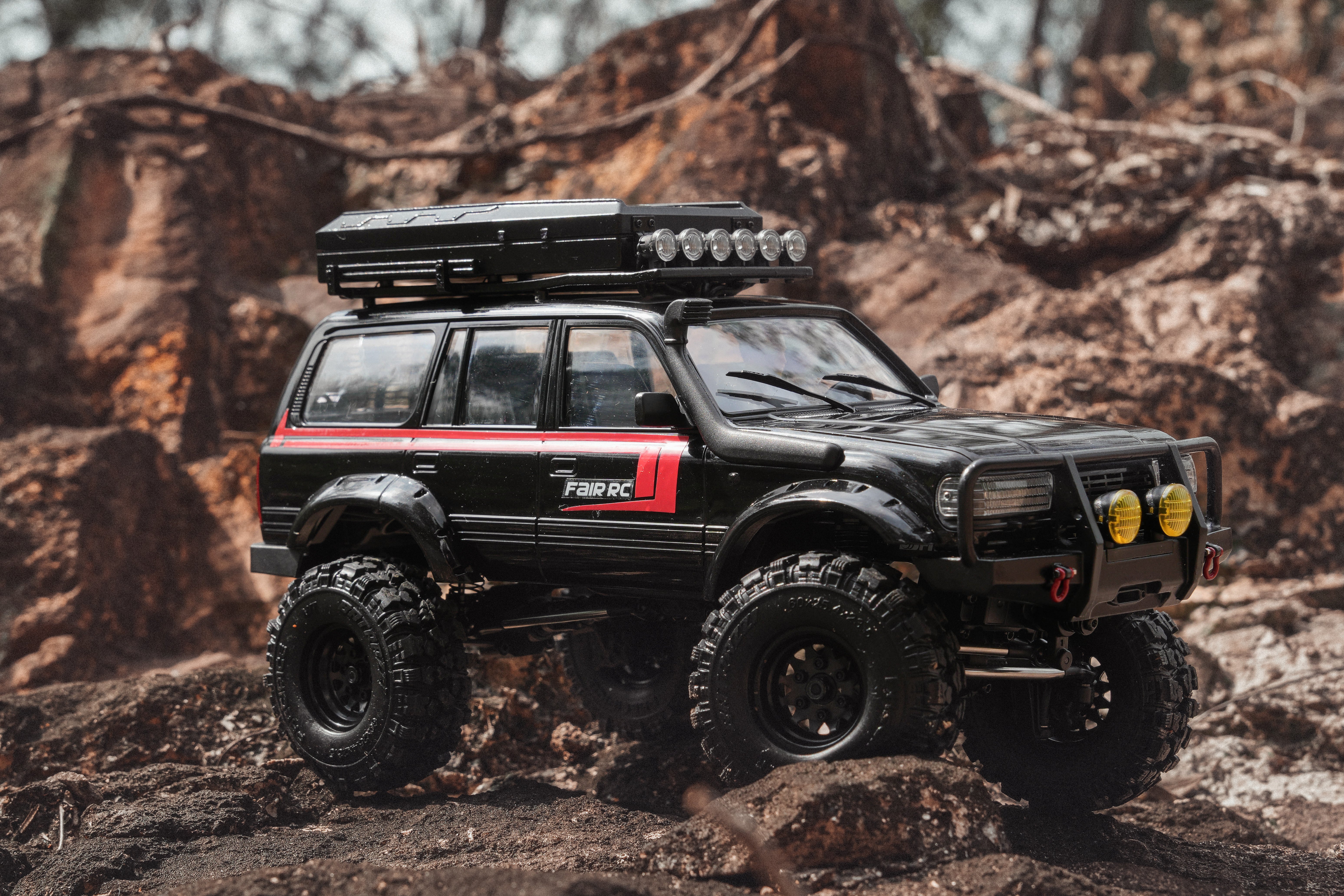 FairRC 1/18 FCX18S LC80 S Blackline Brushless Mod RTR RC Crawler