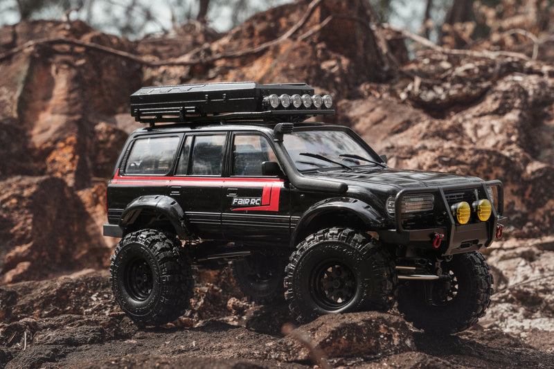 FairRC 1/18 FCX18 LC80 Blackline Brushless Mod RTR