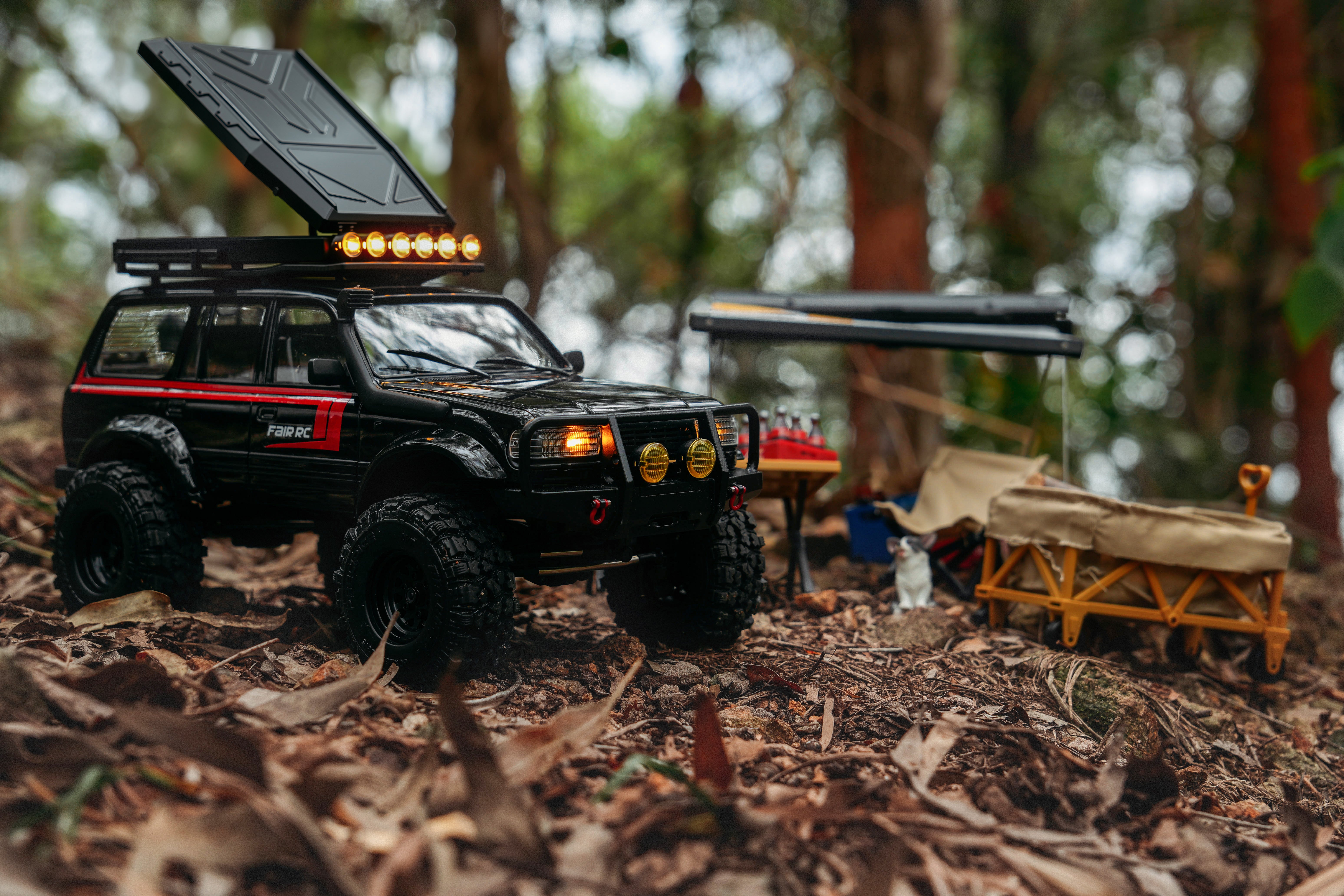 FairRC 1/18 FCX18S LC80 S Blackline Brushless Mod RTR RC Crawler