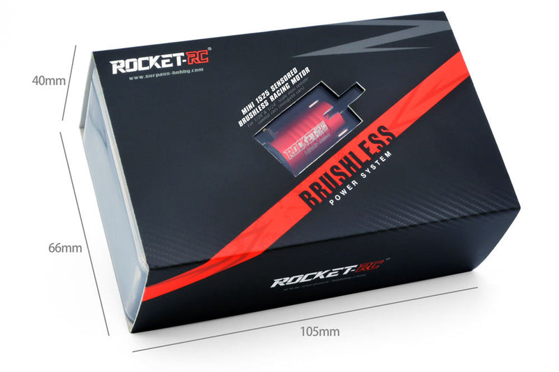 Rocket RC Mini Sensored Brushless Motor & ESC Set For 1/24 1/28 Racing Cars