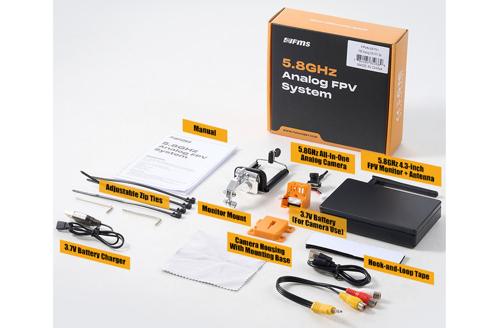 FMS 5.8G Analog FPV Set