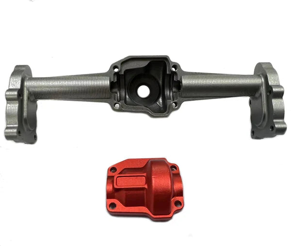 Machined Aluminum Rear Axle V2 for all CR18P Vehicles