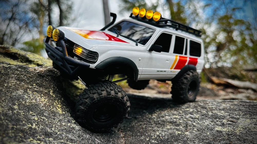 FairRC 1/18 FCX18S LC80 S Tri-Color V2 Brushless Mod RTR RC Crawler