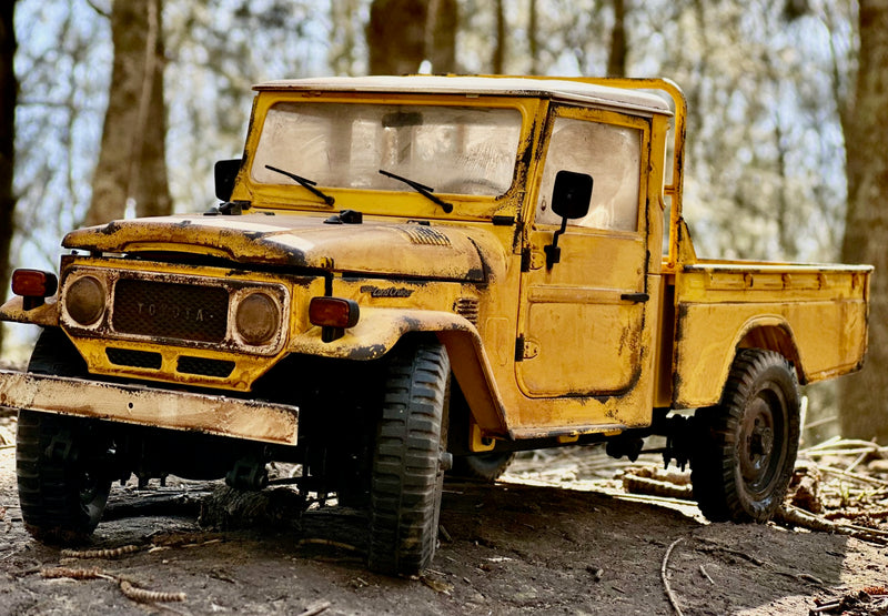 FairRC 1/12 Toyota FJ45 Yellow Rusted Mod RTR