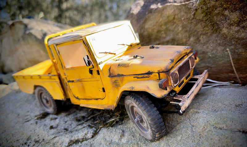 FairRC 1/12 Toyota FJ45 Yellow Rusted Mod RTR