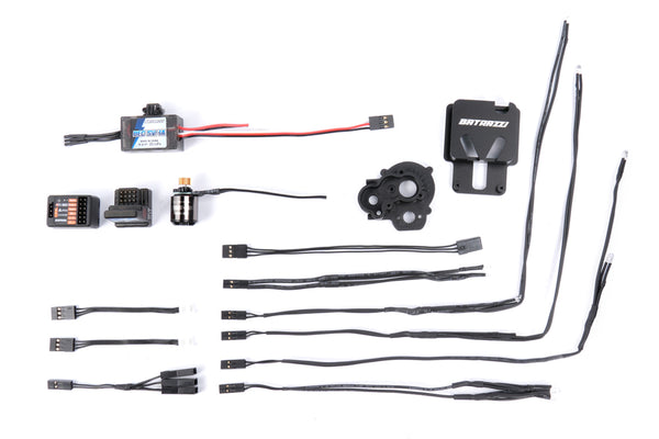 BATRAZZI Ctrl Frk Brushless System Set & Light Control System Set for FCX18 LC80