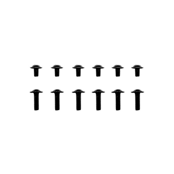 Rlaarlo Flange Button Head Hex Screw, M2.5*4 & M2.5*8 for 1/10 Omni-Terminator